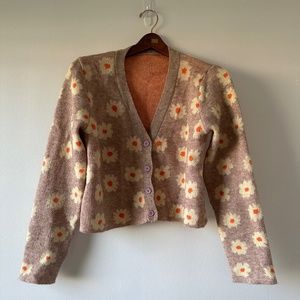Shein flower power sweater